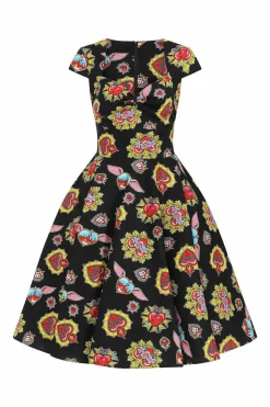 Fashion Amias 50'S Dress Women Midi Dresses