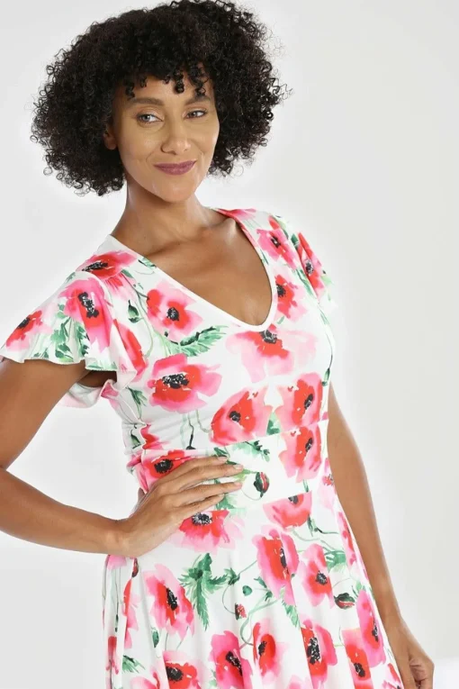 Flash Sale Aquarelle Dress Plus Size Women Knee Dresses