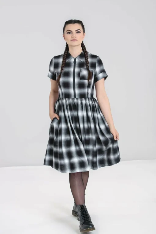 Fashion Avril Mid Dress Women Knee Dresses