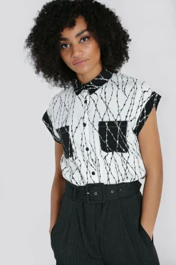 Store Barbed Wire Shirt Women Shirts