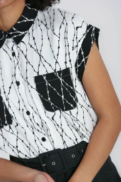 Store Barbed Wire Shirt Women Shirts