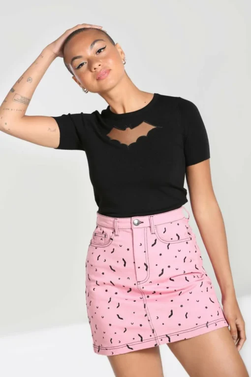 Hot Bat Mini Skirt Women Skirts
