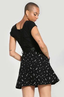 Sale Bat Pinafore Dress Women Mini Dresses