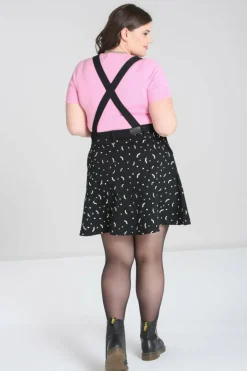 Sale Bat Pinafore Dress Women Mini Dresses