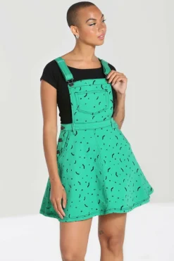 Fashion Bat Pinafore Dress Women Mini Dresses