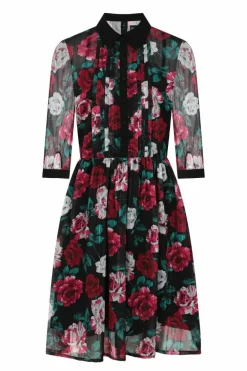 Flash Sale Bed Of Roses Dress Women Knee Dresses