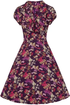Clearance Berry Crush Dress Women Midi Dresses