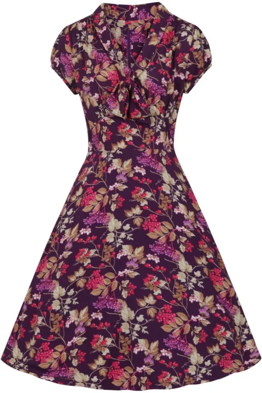 Clearance Berry Crush Dress Women Midi Dresses