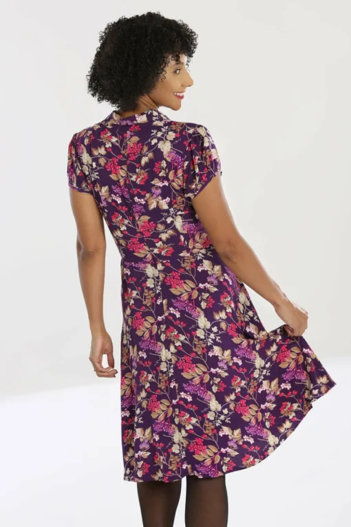 Clearance Berry Crush Dress Women Midi Dresses