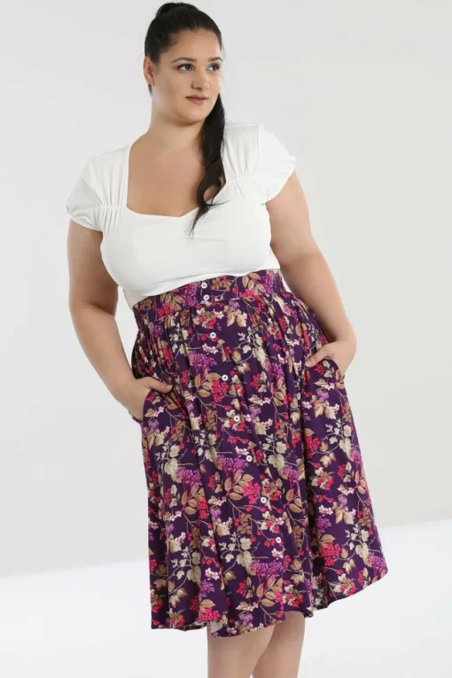 Shop Berry Crush Skirt Women Midi Skirts