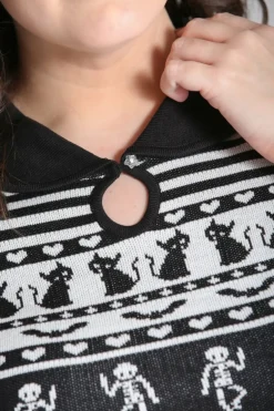 New Dance Macabre Top Women Knitted Tops
