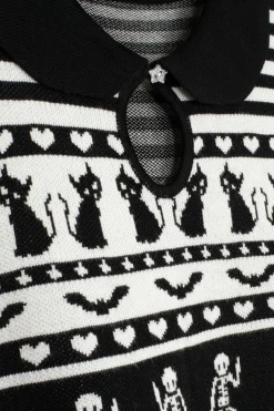 New Dance Macabre Top Women Knitted Tops