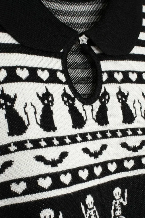 New Dance Macabre Top Women Knitted Tops