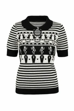 New Dance Macabre Top Women Knitted Tops