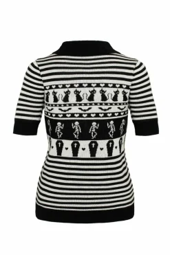 New Dance Macabre Top Women Knitted Tops
