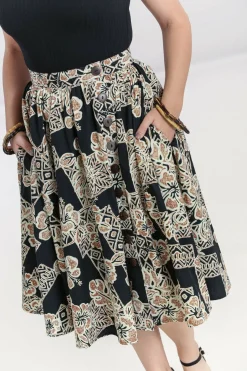 Clearance Dominique 50'S Skirt Women Midi Skirts