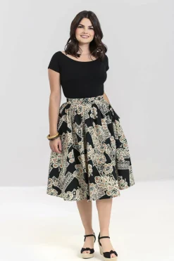 Clearance Dominique 50'S Skirt Women Midi Skirts