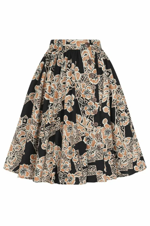 Clearance Dominique 50'S Skirt Women Midi Skirts