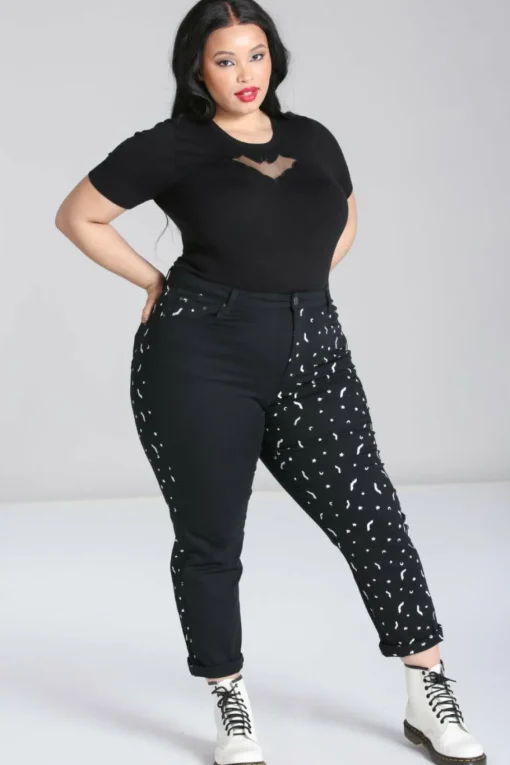 Hot Duo Bat Jeans Women Blouses