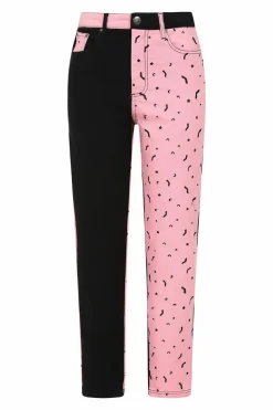 Hot Duo Bat Jeans Women Blouses