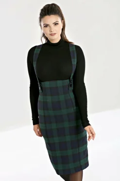 Fashion Evelyn Pinafore Skirt Women Knee Skirts