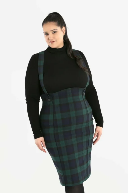 Fashion Evelyn Pinafore Skirt Women Knee Skirts