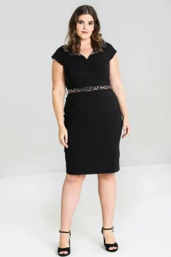 Sale Feline Pencil Dress Women Knee Dresses