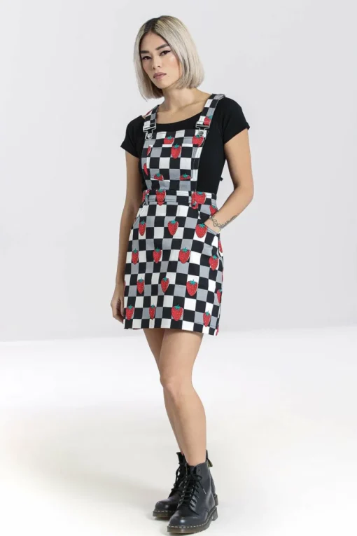 Store Ginberry Pinafore Dress Women Mini Dresses