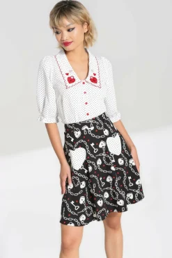 New Heart Lock Mini Skirt Women Mini Skirts