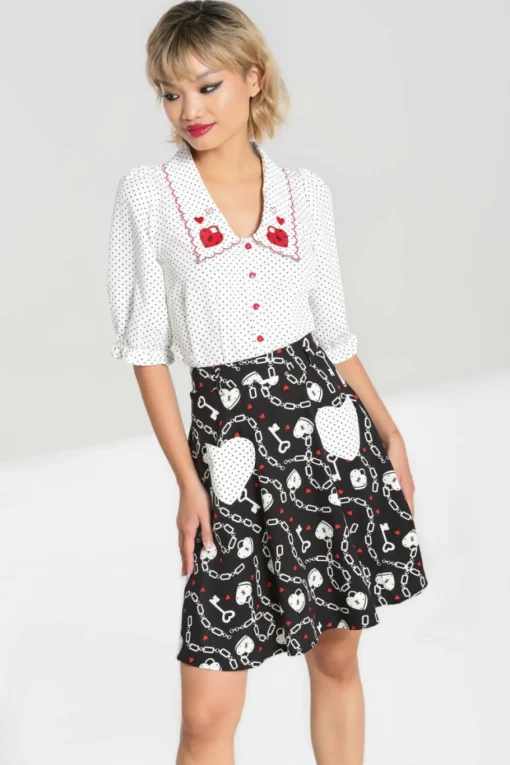 New Heart Lock Mini Skirt Women Mini Skirts
