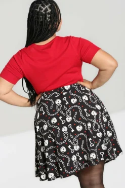 New Heart Lock Mini Skirt Women Mini Skirts