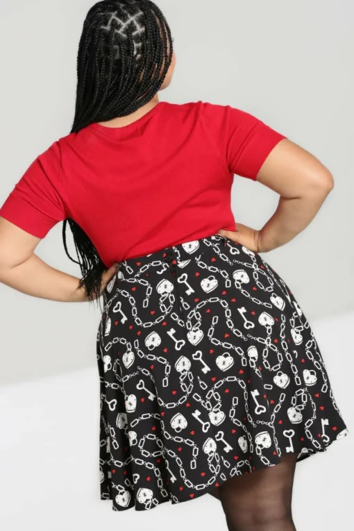 New Heart Lock Mini Skirt Women Mini Skirts