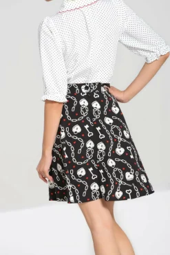 New Heart Lock Mini Skirt Women Mini Skirts
