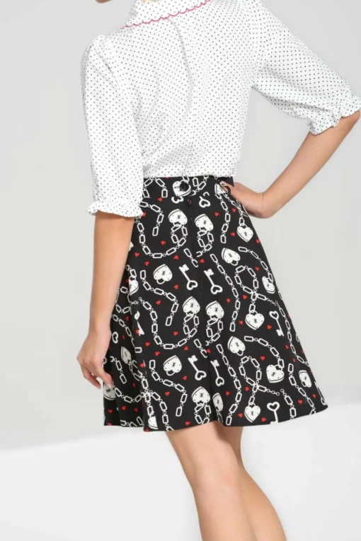 New Heart Lock Mini Skirt Women Mini Skirts