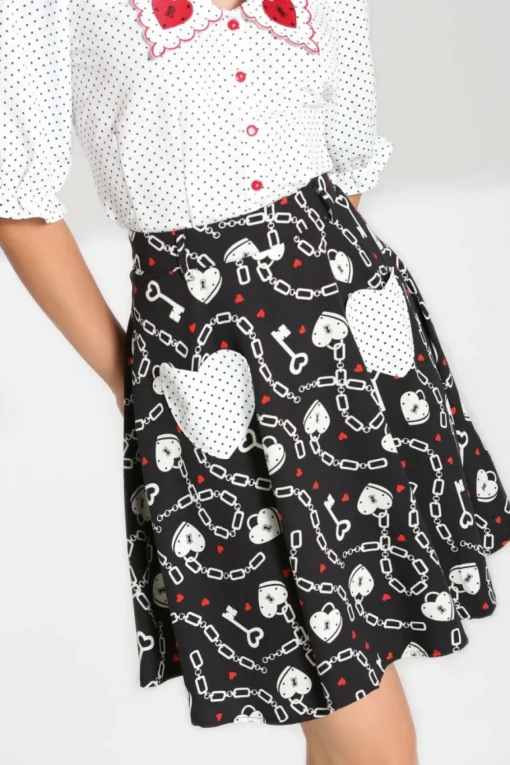 New Heart Lock Mini Skirt Women Mini Skirts