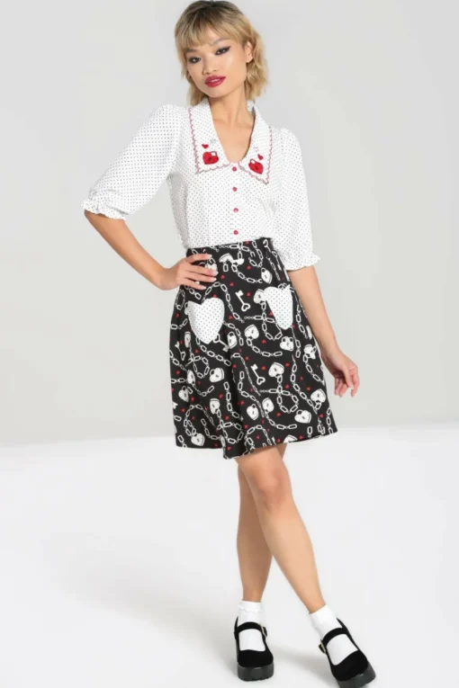 New Heart Lock Mini Skirt Women Mini Skirts