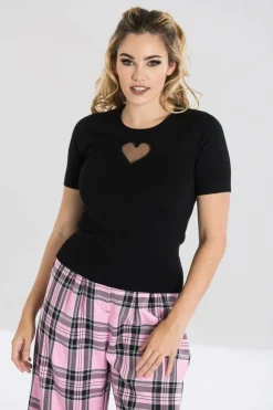 Clearance Heart Top Women Knitted Tops