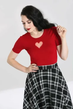 Clearance Heart Top Women Knitted Tops