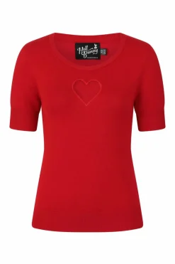 Clearance Heart Top Women Knitted Tops