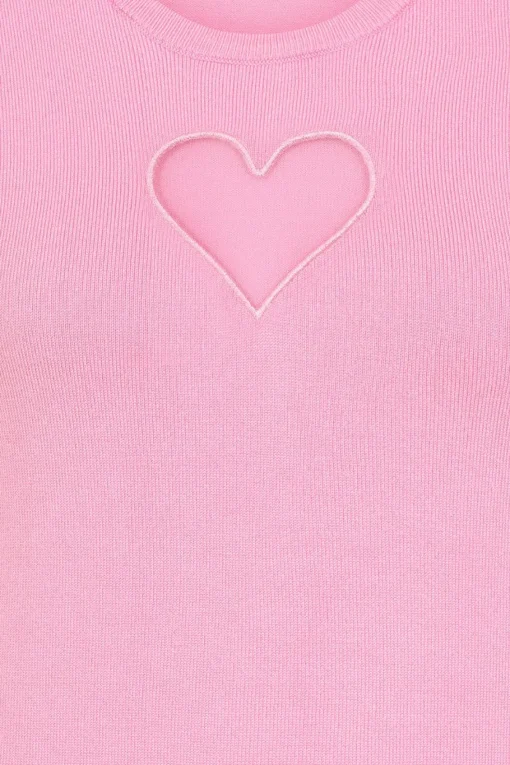 Discount Heart Top Women Knitted Tops