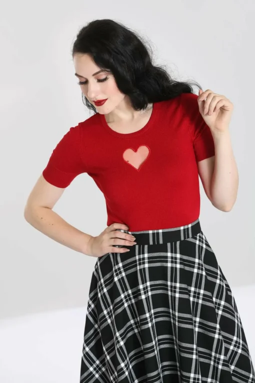 Discount Heart Top Women Knitted Tops