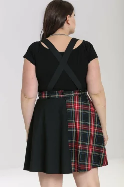 New Heather Pinafore Dress Women Mini Dresses