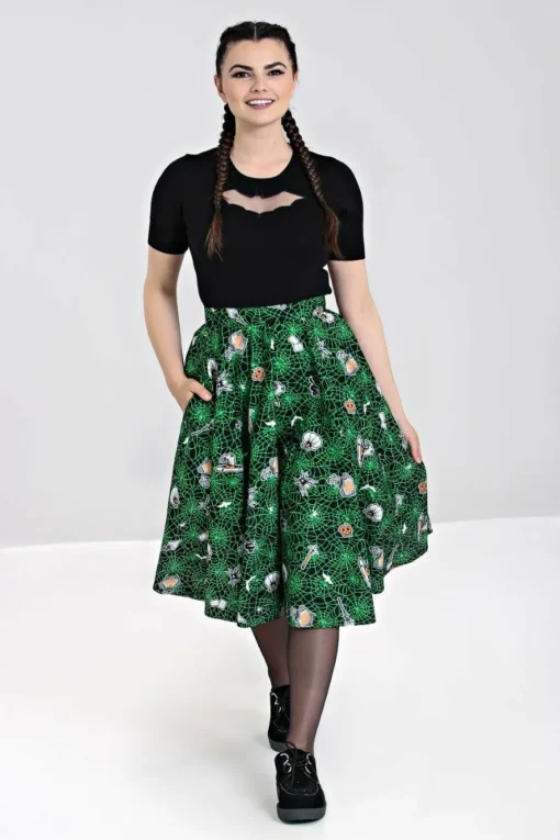 Hot Hex 50'S Skirt Women Midi Skirts