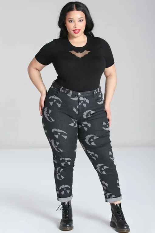 Online Jack-O-Lantern Jeans Women Blouses