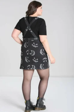 Fashion Jack-O-Lantern Pinafore Dress Women Dresses