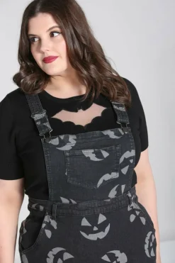 Fashion Jack-O-Lantern Pinafore Dress Women Dresses