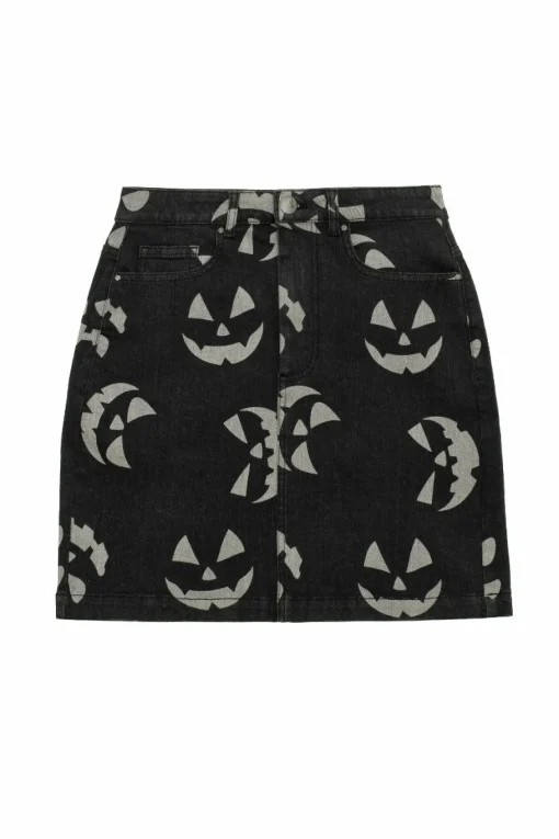 Sale Jack-O-Lantern Skirt Women Skirts