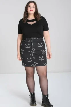 Sale Jack-O-Lantern Skirt Women Skirts