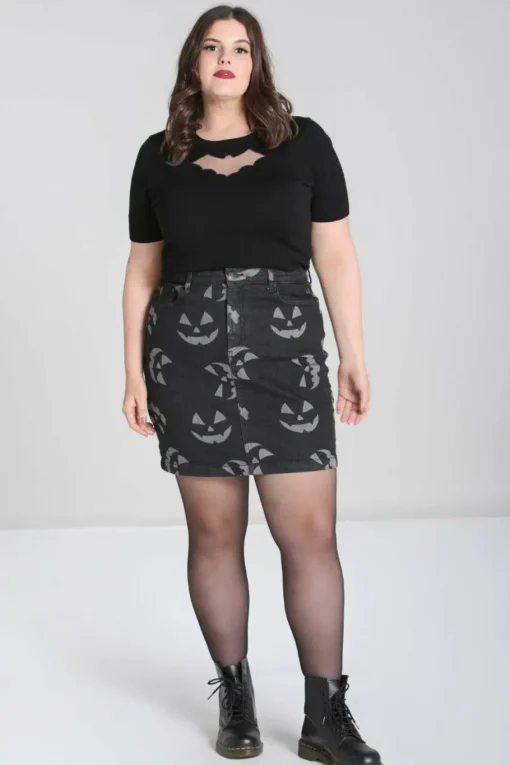 Sale Jack-O-Lantern Skirt Women Skirts