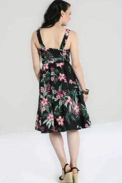 Clearance Kalani 50'S Dress Women Midi Dresses